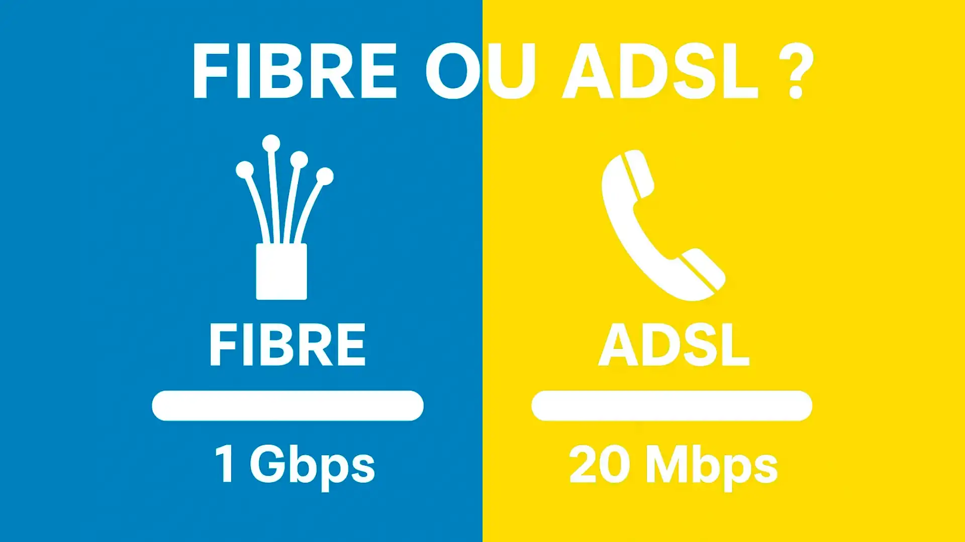 Fibre ou ADSL : comment choisir la bonne technologie pour votre connexion internet ?