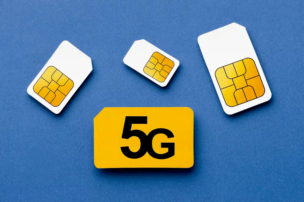 une carte Sim 5g