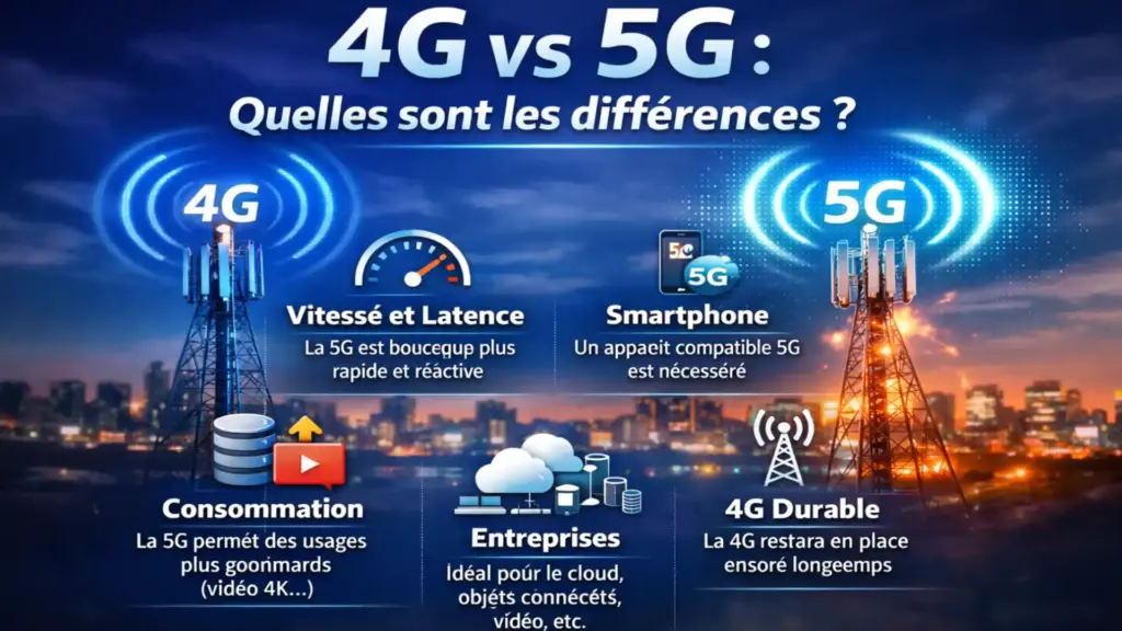 4G vs 5G : quel forfait choisir en 2026 ?